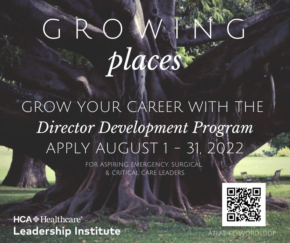 Growing places, grow your career with the director development program 8/1-8/31/2022